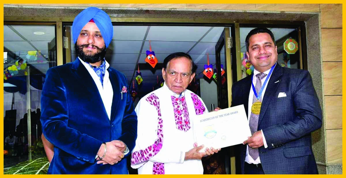 Vivek Bindra to SRGS Sector 9A Campus.